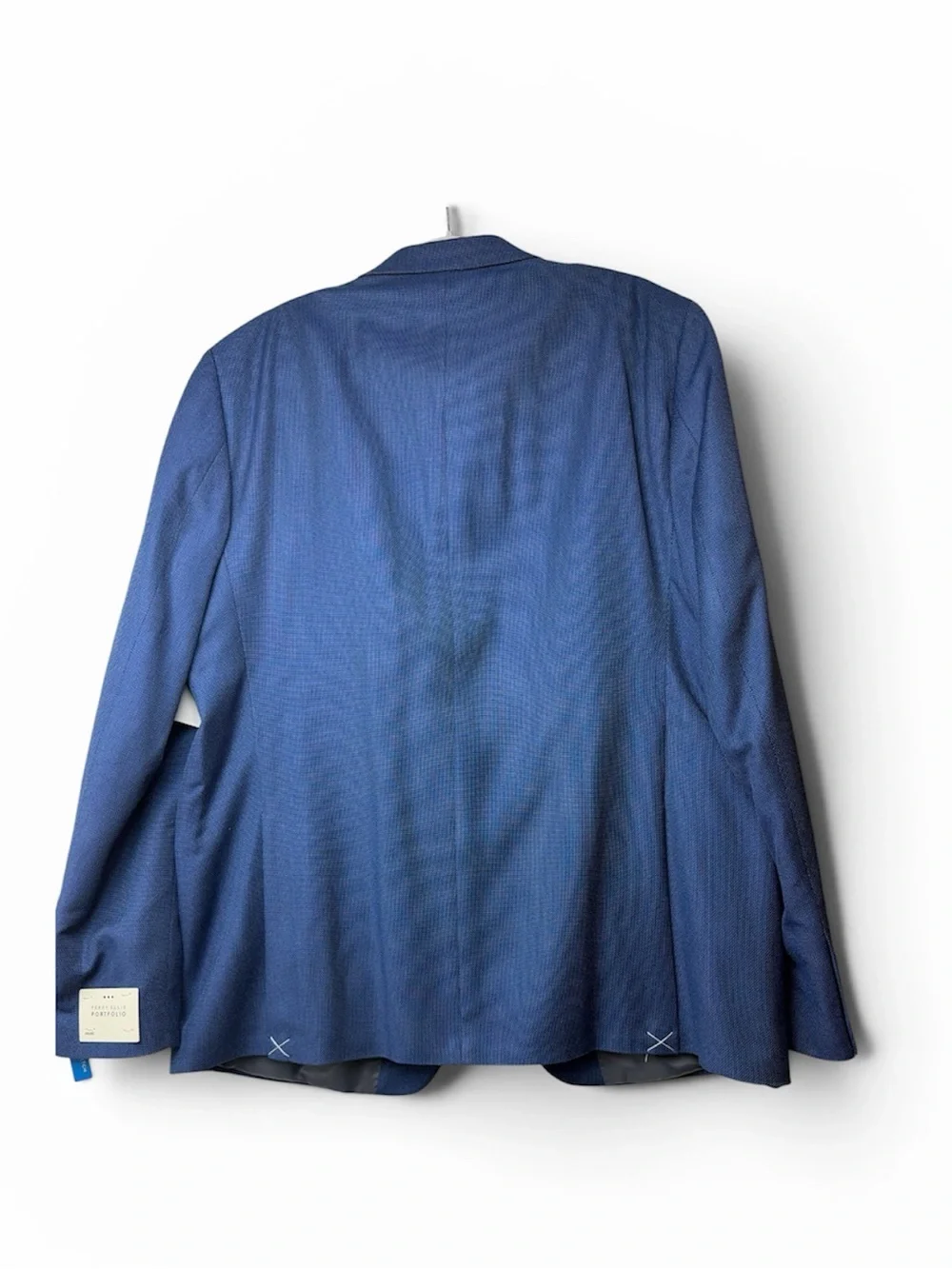 Perry Ellis Portfolio Men's Royal Blue Two-Button Suit, NWT